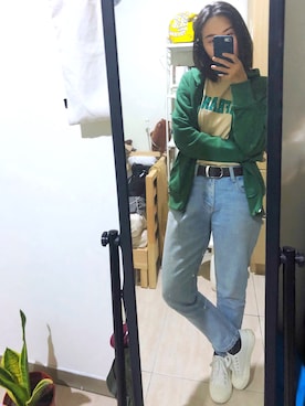 「NET（ネット）のアイテム（フォーマルスーツ/小物）」を使った、萩さん（レディース・160cm）の秋コーディネート