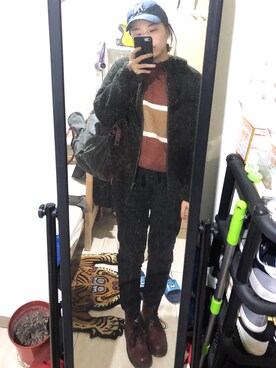 「Detail（ディテール）のアイテム」を使った、萩さん（レディース・159cm）の春コーディネート