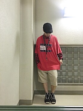 「TOMMY HILFIGER（トミーヒルフィガー）のアイテム（アクセサリー）」を使った、shoさん（メンズ・174cm）の春コーディネート