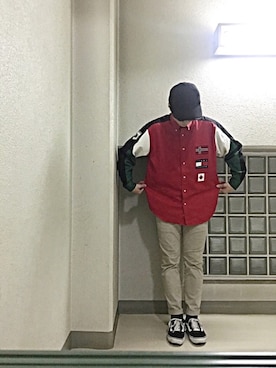 「TOMMY HILFIGER（トミーヒルフィガー）のアイテム（その他）」を使った、shoさん（メンズ・174cm）の春コーディネート