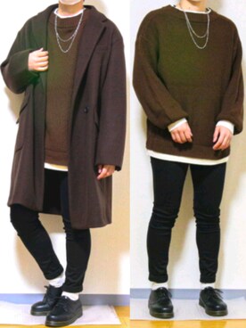 「JUNRED（ジュンレッド）のアイテム（その他シューズ）」を使った、Yuu さん（メンズ・174cm）の冬コーディネート