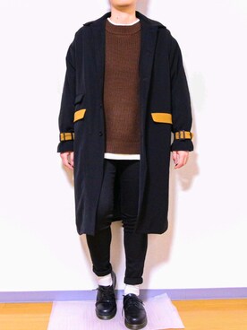 「JUNRED（ジュンレッド）のアイテム（その他シューズ）」を使った、Yuu さん（メンズ・174cm）の冬コーディネート