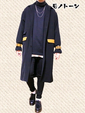 「JUNRED（ジュンレッド）のアイテム（その他シューズ）」を使った、Yuu さん（メンズ・174cm）の冬コーディネート