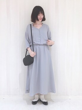「平成最後のWEARISTAセンバツ」｜「アイテム（ワンピース/ドレス）」を使った、hikaruさん（レディース・161cm）の春コーディネート