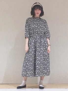 「平成最後のWEARISTAセンバツ」｜「アイテム（ワンピース/ドレス）」を使った、hikaruさん（レディース・161cm）の春コーディネート