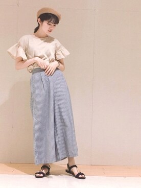 hikaruさん（レディース・161cm）の春コーディネート