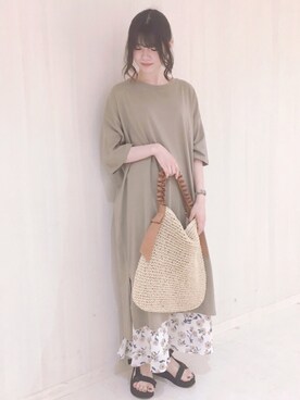 hikaruさん（レディース・161cm）の春コーディネート