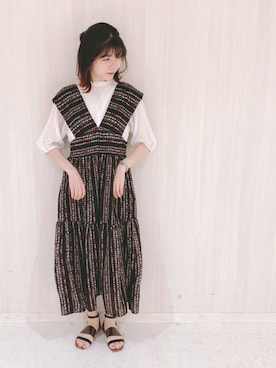 hikaruさん（レディース・161cm）の夏コーディネート