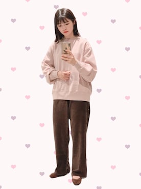 「春物」｜「アイテム（その他）」を使った、hikaruさん（レディース・161cm）の冬コーディネート