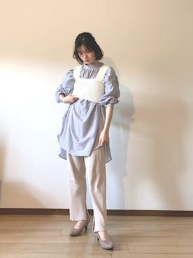 hikaruさん（レディース・161cm）の春コーディネート