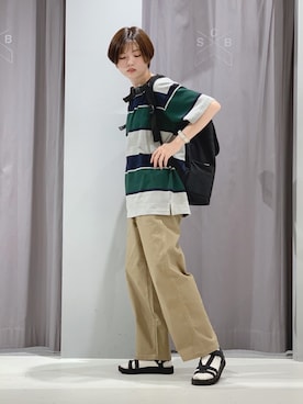 「Manhattan Portage」｜「アイテム（その他）」を使った、hikaruさん（レディース・160cm）の夏コーディネート