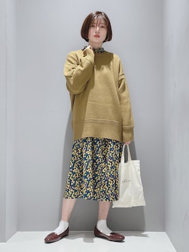 hikaruさん（レディース・160cm）の冬コーディネート