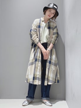 「春めきシューズ」｜「アイテム（その他）」を使った、hikaruさん（レディース・160cm）の春コーディネート