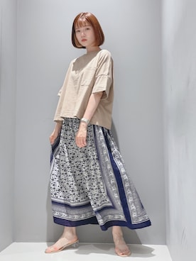 hikaruさん（レディース・160cm）の夏コーディネート