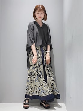 hikaruさん（レディース・160cm）の夏コーディネート