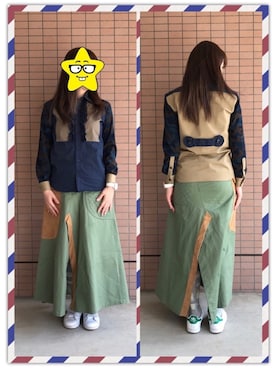 島鳥烏さん（レディース・167cm）の春コーディネート