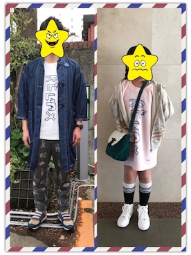 島鳥烏さん（メンズ・177cm）の夏コーディネート