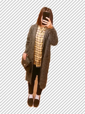 ryo.ko.naさん（レディース・160cm）の冬コーディネート