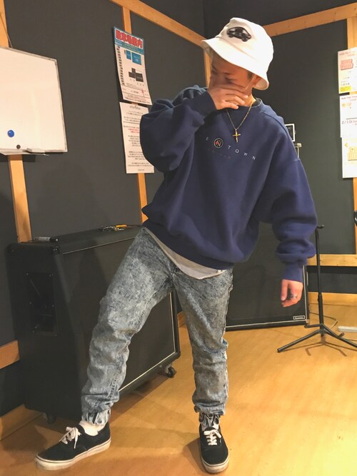 Inc Vansのハットを使ったコーディネート Wear