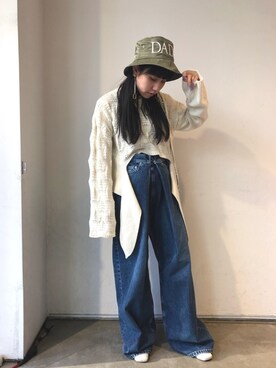「CHRISTIAN DADA（クリスチャンダダ）のアイテム」を使った、ホリユキノさん（レディース・154cm）の秋コーディネート