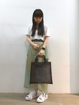 ホリユキノさん（レディース・154cm）の夏コーディネート