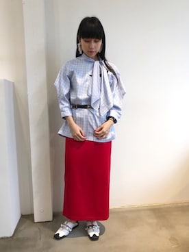 ホリユキノさん（レディース・154cm）の夏コーディネート