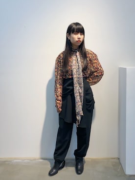 「STAIR（ステア）のアイテム」を使った、ホリユキノさん（レディース・154cm）の秋コーディネート