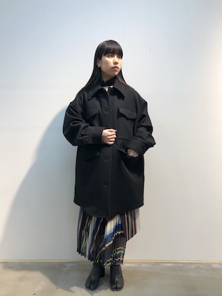 Maison margiela　MM6 マルジェラ　オーバーサイズ　コート Maison Margiela オーバーサイズ パデッドコート | ブラック