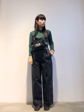 ホリユキノさん（レディース・154cm）の冬コーディネート