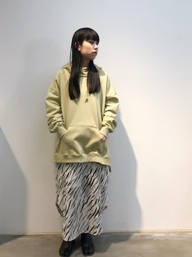 「nagonstans（ナゴンスタンス）のアイテム」を使った、ホリユキノさん（レディース・154cm）の冬コーディネート