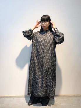 「PONTI（ポンティ）のアイテム」を使った、ホリユキノさん（レディース・154cm）の春コーディネート