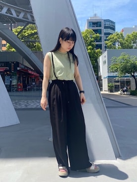 「ENFOLD（エンフォルド）のアイテム」を使った、ホリユキノさん（レディース・154cm）の春コーディネート
