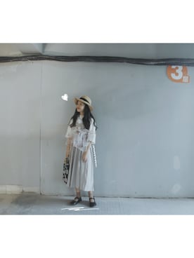 mikotiboさん（レディース・160cm）の夏コーディネート