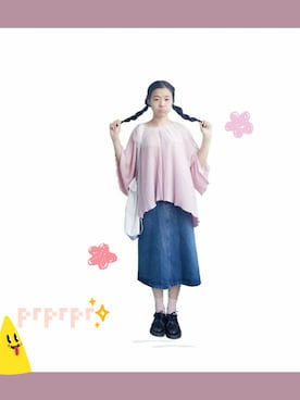「merry jenny（メリージェニー）のアイテム（ジャージ）」を使った、mikotiboさん（レディース・160cm）の秋コーディネート