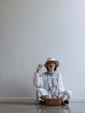 「I am I （アイアムアイ）のアイテム（パンツ）」を使った、mikotiboさん（レディース・160cm）の夏コーディネート