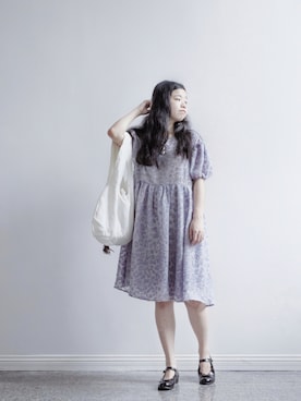 「Handmade（ハンドメイド）のアイテム（アクセサリー）」を使った、mikotiboさん（レディース・160cm）の秋コーディネート