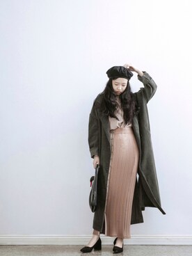 「日系极简」｜「アイテム（その他）」を使った、mikotiboさん（レディース・160cm）の冬コーディネート