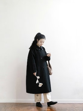 「盐系风格」｜「アイテム（ジャケット/アウター）」を使った、mikotiboさん（レディース・160cm）の春コーディネート