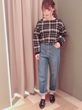 「グリーンパークス(Green Parks)」｜ym♡さん（レディース・158cm）の秋コーディネート