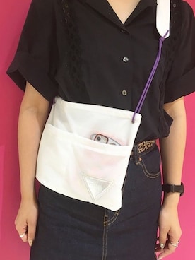 「ACCOMMODE（アコモデ）のアイテム（PC・スマホグッズ/家電）」を使った、ACCOMMODE ルミネ立川店さん（レディース・160cm）の夏コーディネート