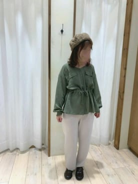 もこさん（レディース・160cm）の秋コーディネート