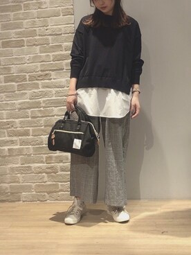 「anello（アネロ）のアイテム」を使った、むこさんさん（レディース・162cm）の春コーディネート