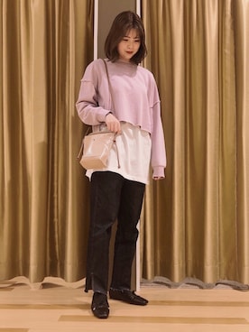 「ライラック」｜むこさんさん（レディース・162cm）の冬コーディネート