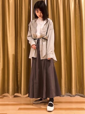 「ELENCARE DUE（エレンカーレデュエ）のアイテム」を使った、むこさんさん（レディース・162cm）の春コーディネート