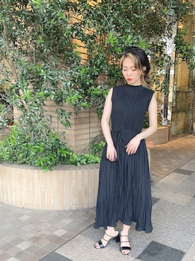 「STUDIOUS（ステュディオス）のアイテム（シューズ）」を使った、wakamaedaさん（レディース・156cm）の春コーディネート