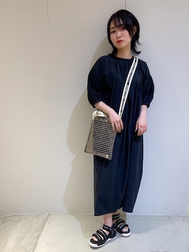 「CLANE（クラネ）のアイテム（ワンピース/ドレス）」を使った、wakamaedaさん（レディース・156cm）の春コーディネート