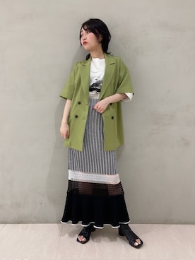 wakamaedaさん（レディース・156cm）の夏コーディネート