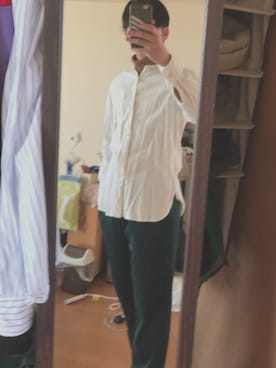 「アイテム（その他トップス、ブラウン系）」を使った、ヤマモトさん（メンズ・166cm）の冬コーディネート