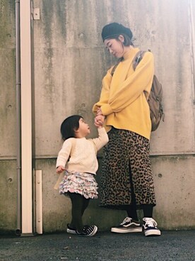 「娘」｜「アイテム（スカート）」を使った、aiさん（レディース・164cm）の冬コーディネート
