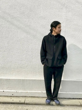 「roundabout（ラウンダバウト）のアイテム」を使った、lally joeさん（メンズ・171cm）の秋コーディネート